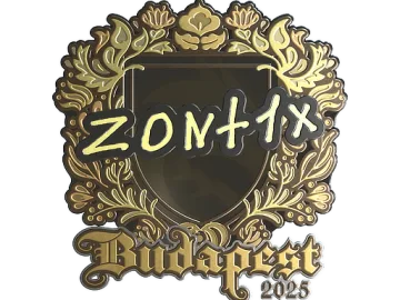 Sticker | zont1x (Gold) | Budapest 2025
