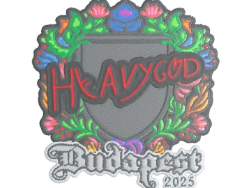 Sticker | Heavygod (Embroidered) | Budapest 2025