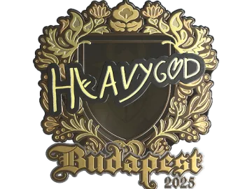 Sticker | Heavygod (Gold) | Budapest 2025
