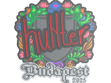 Sticker | huNter- (Embroidered) | Budapest 2025