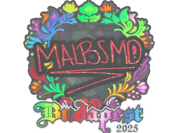 Sticker | malbsMd (Holo) | Budapest 2025