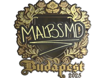 Sticker | malbsMd (Gold) | Budapest 2025