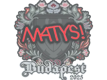 Sticker | MATYS | Budapest 2025