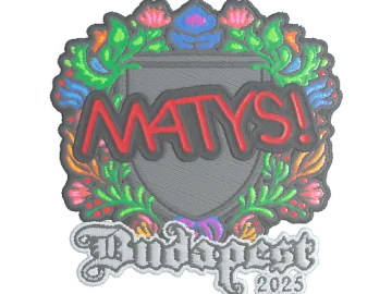 Sticker | MATYS (Embroidered) | Budapest 2025