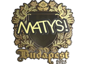 Sticker | MATYS (Gold) | Budapest 2025