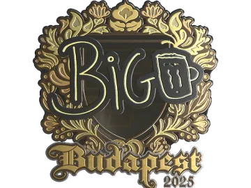 Sticker | biguzera (Gold) | Budapest 2025