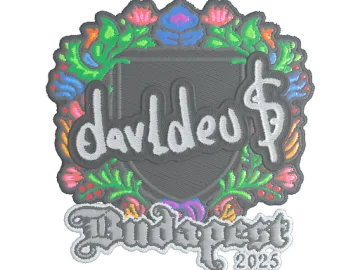 Sticker | dav1deuS (Embroidered) | Budapest 2025