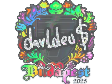 Sticker | dav1deuS (Holo) | Budapest 2025