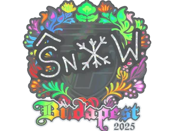Sticker | snow (Holo) | Budapest 2025