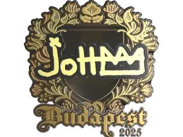 Sticker | jottAAA (Gold) | Budapest 2025