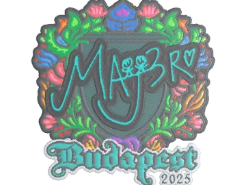 Sticker | MAJ3R (Embroidered) | Budapest 2025
