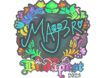 Sticker | MAJ3R (Holo) | Budapest 2025