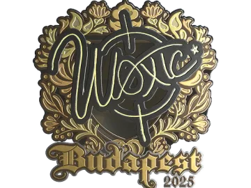 Sticker | woxic (Gold) | Budapest 2025