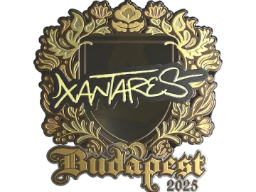Sticker | XANTARES (Gold) | Budapest 2025