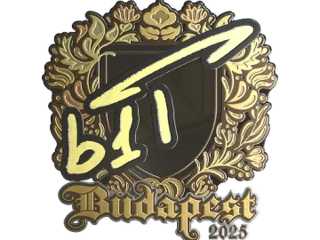 Sticker | b1t (Gold) | Budapest 2025
