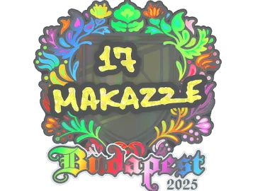 Sticker | makazze (Holo) | Budapest 2025