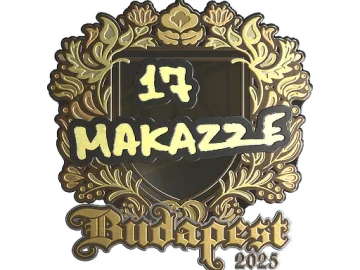 Sticker | makazze (Gold) | Budapest 2025