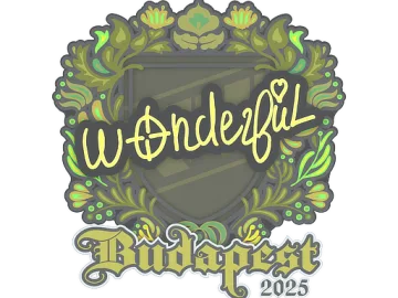 Sticker | w0nderful | Budapest 2025