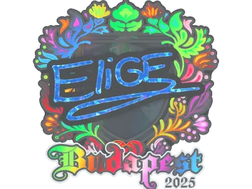 Sticker | EliGE (Holo) | Budapest 2025