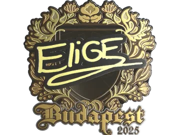 Sticker | EliGE (Gold) | Budapest 2025