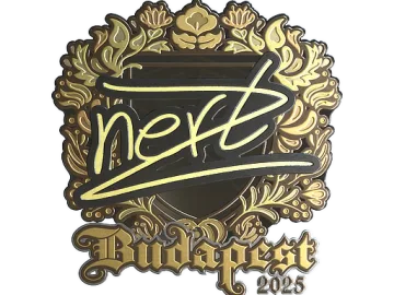 Sticker | NertZ (Gold) | Budapest 2025