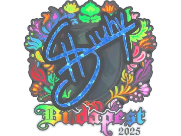 Sticker | siuhy (Holo) | Budapest 2025