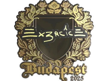 Sticker | Ex3rcice (Gold) | Budapest 2025