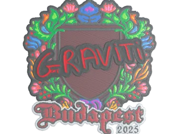 Sticker | Graviti (Embroidered) | Budapest 2025