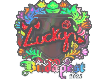 Sticker | Lucky (Holo) | Budapest 2025