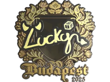 Sticker | Lucky (Gold) | Budapest 2025