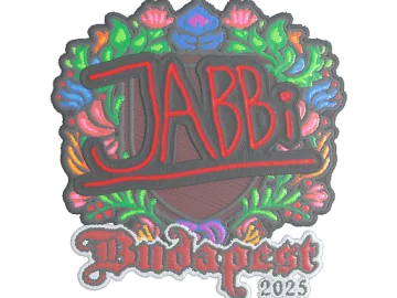Sticker | jabbi (Embroidered) | Budapest 2025