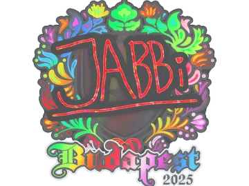 Sticker | jabbi (Holo) | Budapest 2025