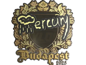 Sticker | Mercury (Gold) | Budapest 2025