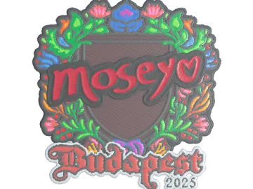 Sticker | Moseyuh (Embroidered) | Budapest 2025