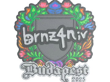Sticker | brnz4n (Embroidered) | Budapest 2025
