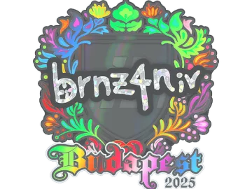 Sticker | brnz4n (Holo) | Budapest 2025