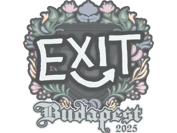 Sticker | exit | Budapest 2025
