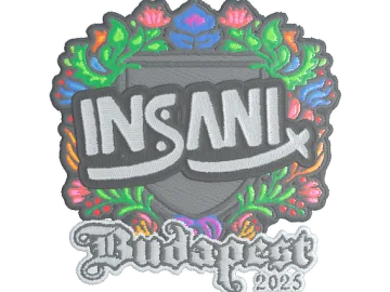 Sticker | insani (Embroidered) | Budapest 2025