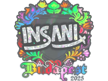 Sticker | insani (Holo) | Budapest 2025