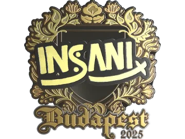 Sticker | insani (Gold) | Budapest 2025