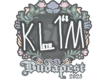 Sticker | kl1m | Budapest 2025