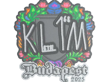 Sticker | kl1m (Embroidered) | Budapest 2025