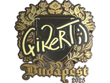 Sticker | qikert (Gold) | Budapest 2025