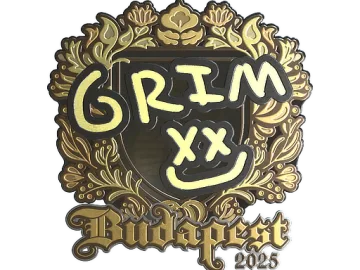 Sticker | Grim (Gold) | Budapest 2025