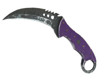 ★ StatTrak™ Talon Knife | Ultraviolet (Battle-Scarred)