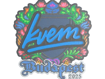 Sticker | Kvem (Embroidered) | Budapest 2025