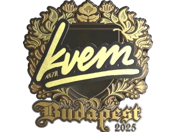 Sticker | Kvem (Gold) | Budapest 2025