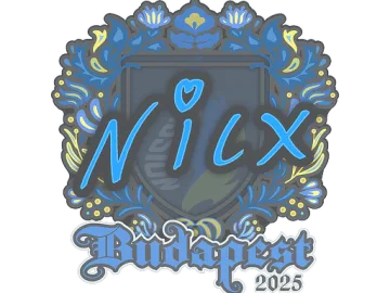 Sticker | nicx | Budapest 2025
