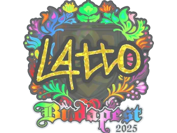 Sticker | latto (Holo) | Budapest 2025