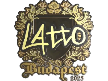 Sticker | latto (Gold) | Budapest 2025